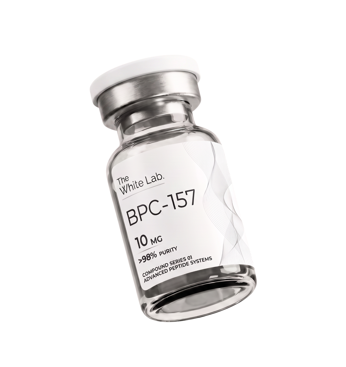 BPC-157 10mg флакон, изследователски пептид The White Lab