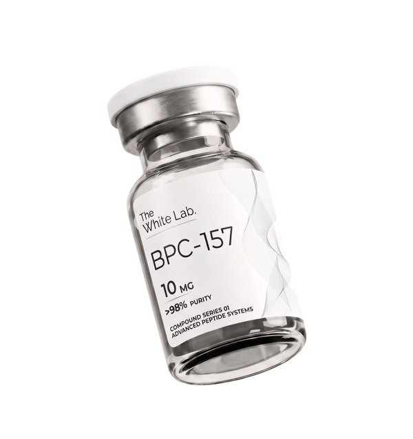 BPC-157 10mg флакон, изследователски пептид The White Lab